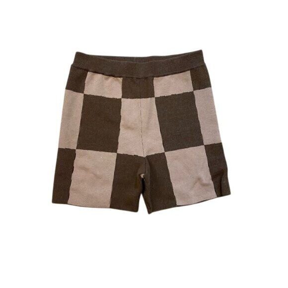 Jacquemus Pants - JACQUEMUS Le Short Gelato in Multi-Brown